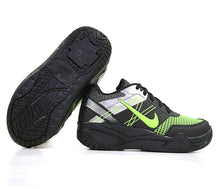 Carregar imagem no visualizador da galeria, Tenis infantil de rodinhas Nike roller preto e verde