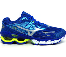 Carregar imagem no visualizador da galeria, Tenis mizuno wave creation 20 azul e verde