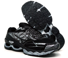 Carregar imagem no visualizador da galeria, Tênis mizuno wave creation 20 preto e cinza