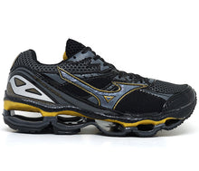 Carregar imagem no visualizador da galeria, Tenis mizuno wave viper w preto e amarelo